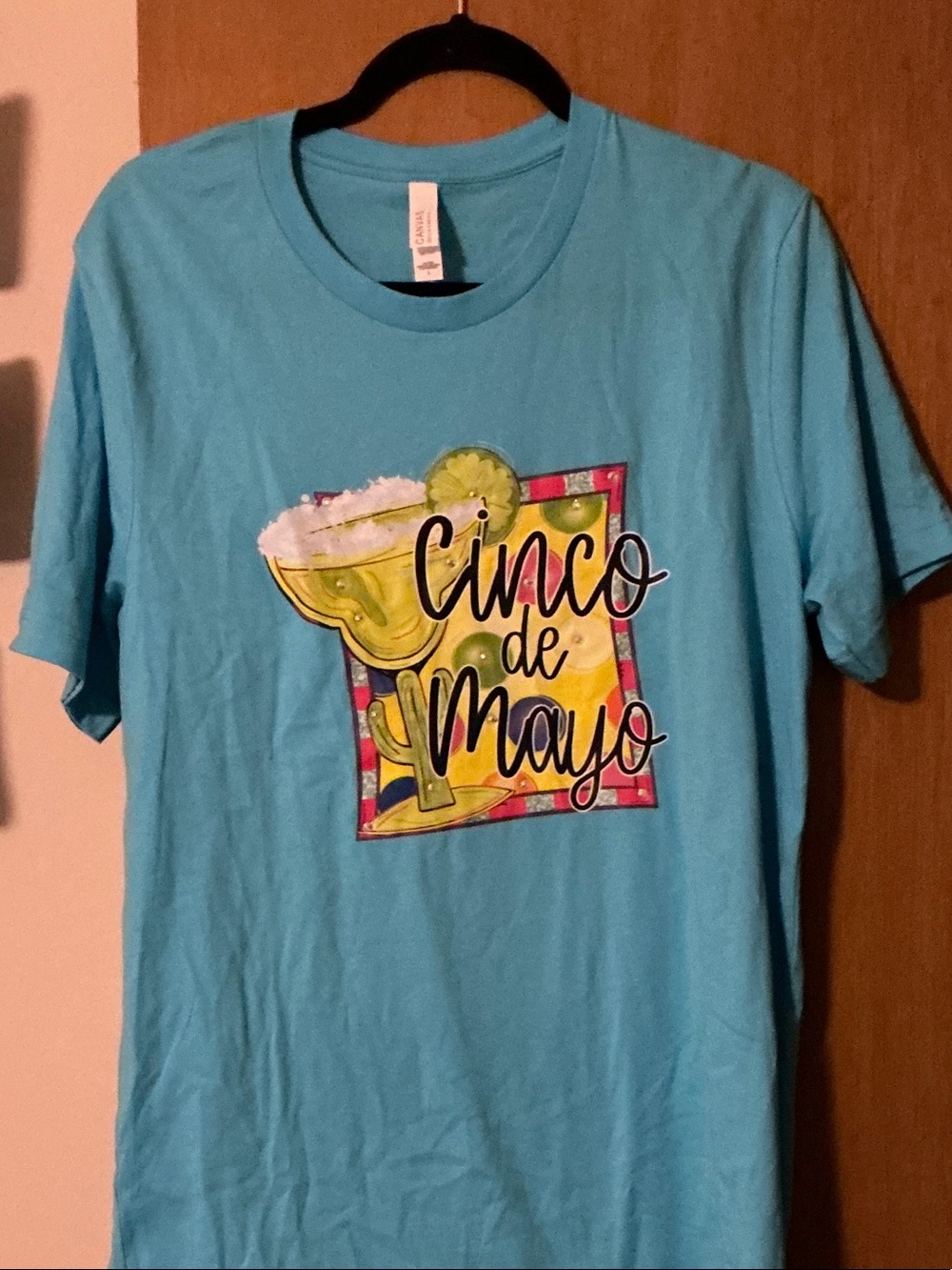 Bella Canvas Turquoise Cinco de Mayo Graphic Tee